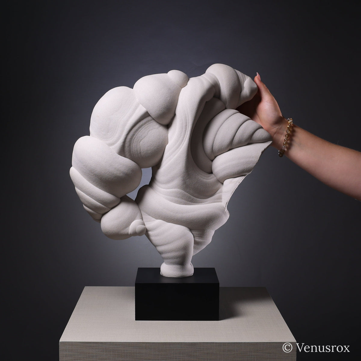 Gogotte Natural Crystal from Fontainebleau, France mounted on bespoke stand | Venusrox