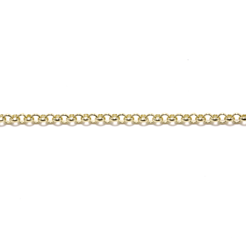 18Kt Yellow Gold Belcher Chain | Venusrox