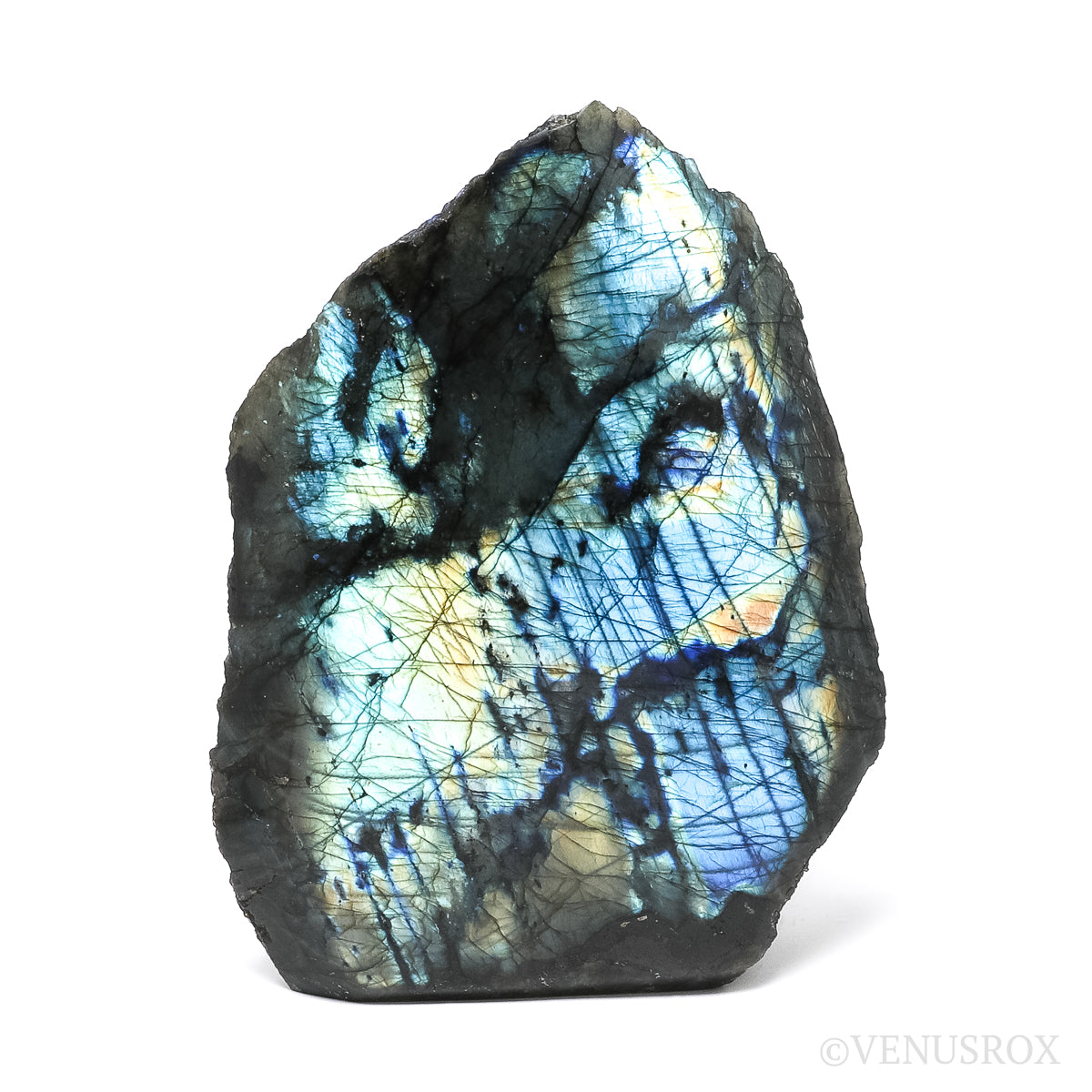 Labradorite Part Polished/Part Natural Freeform from Madagascar | Venusrox