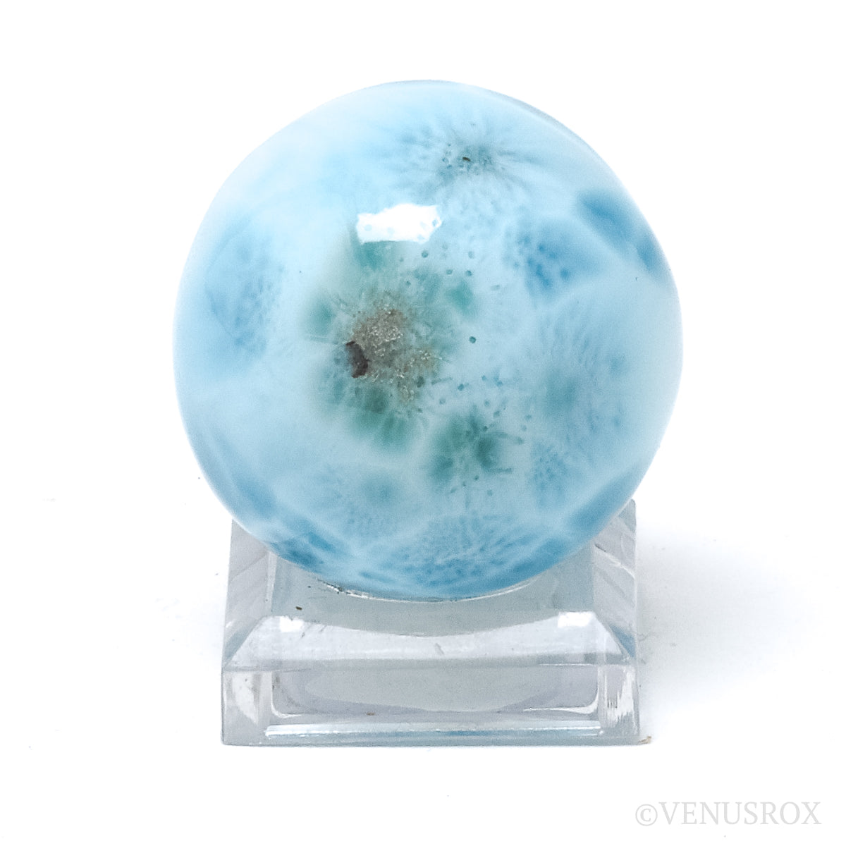 Larimar Sphere from Dominican Republic | Venusrox
