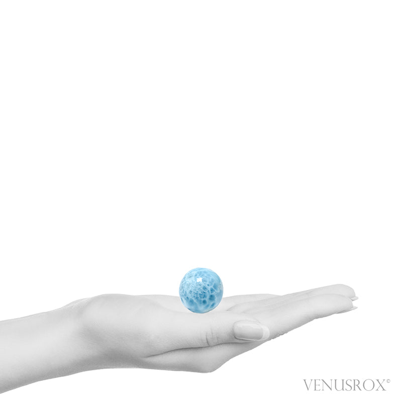 Larimar Sphere from Dominican Republic | Venusrox