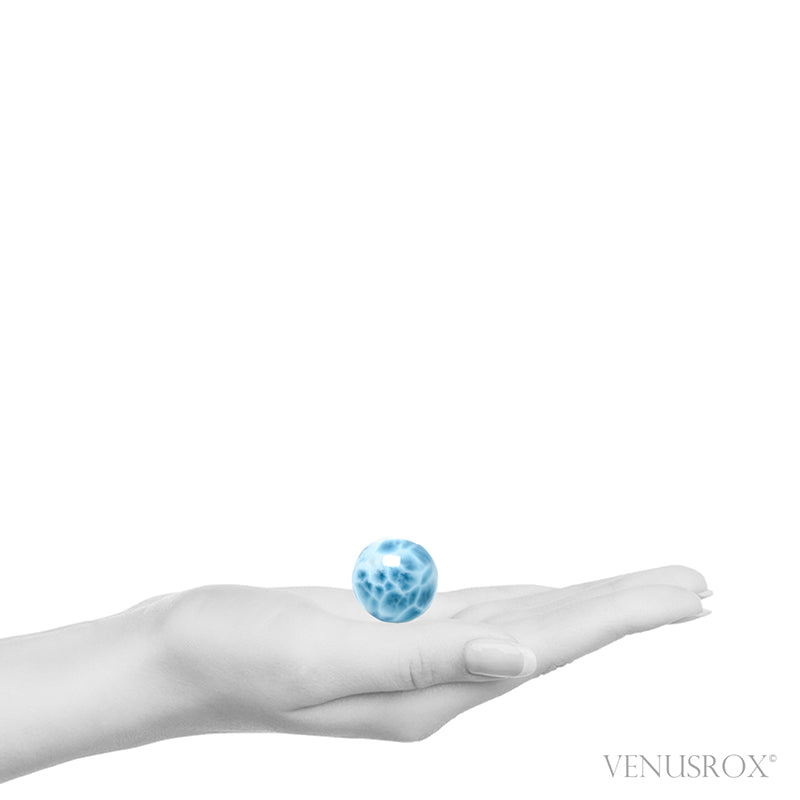 Larimar Sphere from Dominican Republic | Venusrox