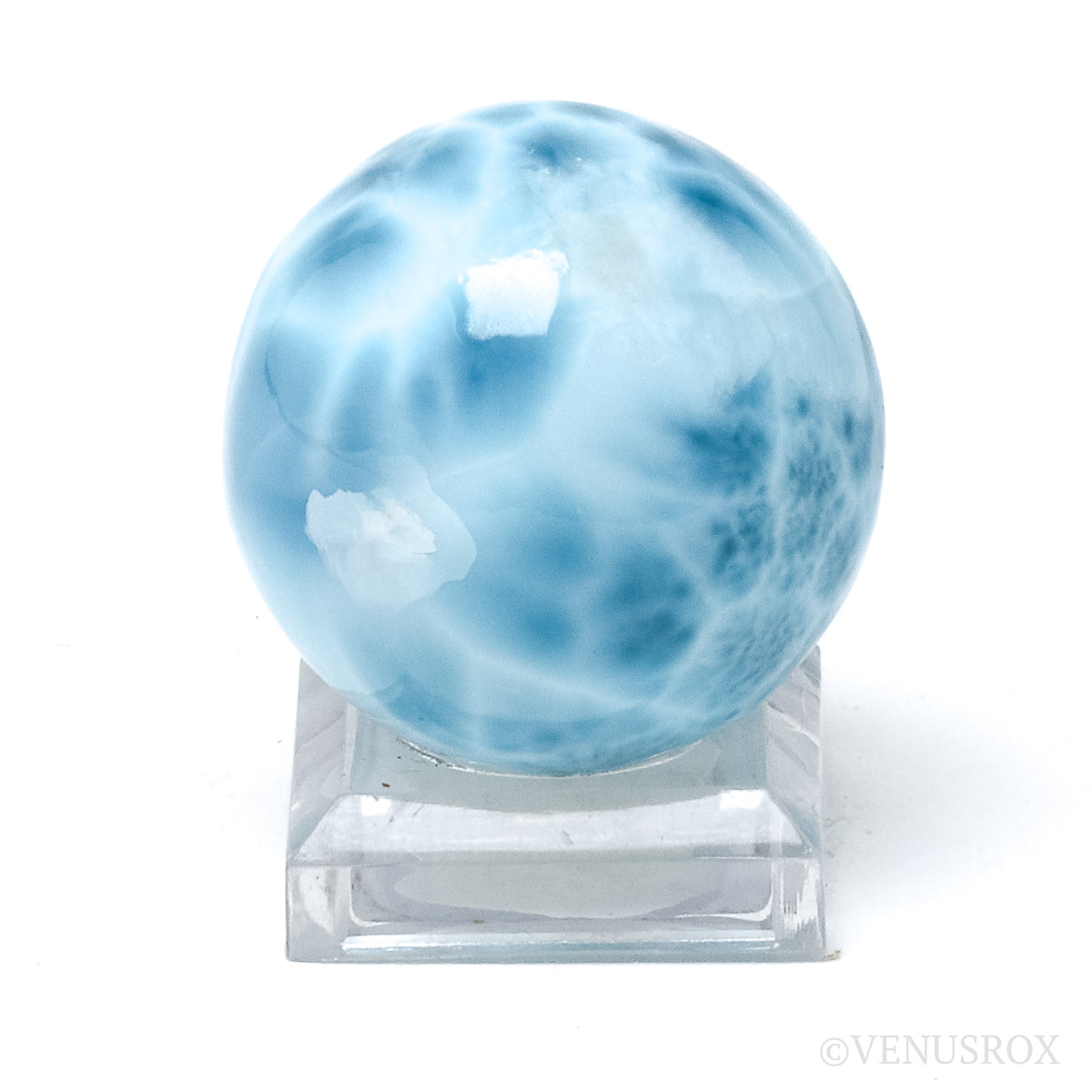 Larimar Sphere from Dominican Republic | Venusrox