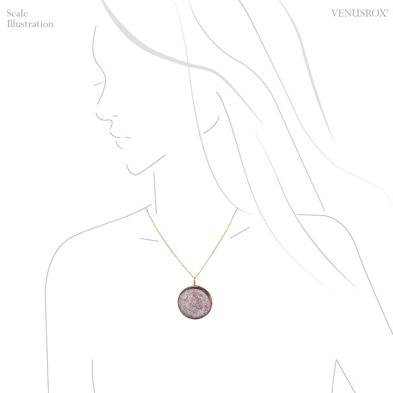 Lepidolite Pendant from Brazil | Venusrox