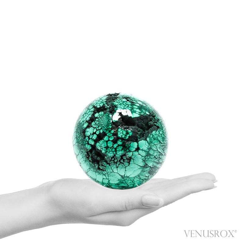 Malachite Sphere from the Democratic Republic of Congo | Venusrox