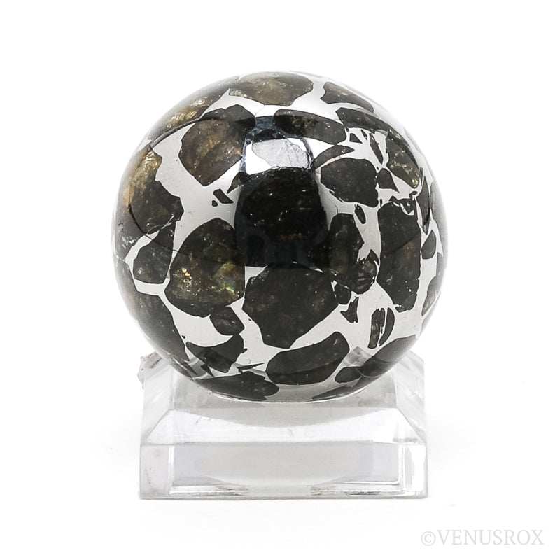 METEORITE (SEYMCHAN PALLASITE) SPHERE - METEORITES