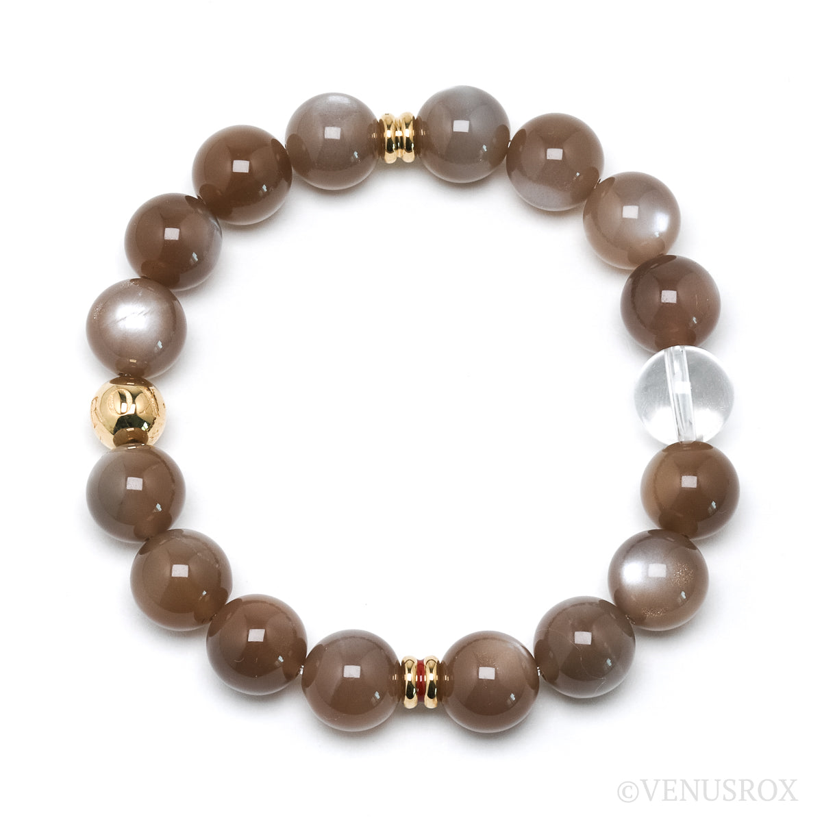 Brown Moonstone Bracelet from India | Venusrox