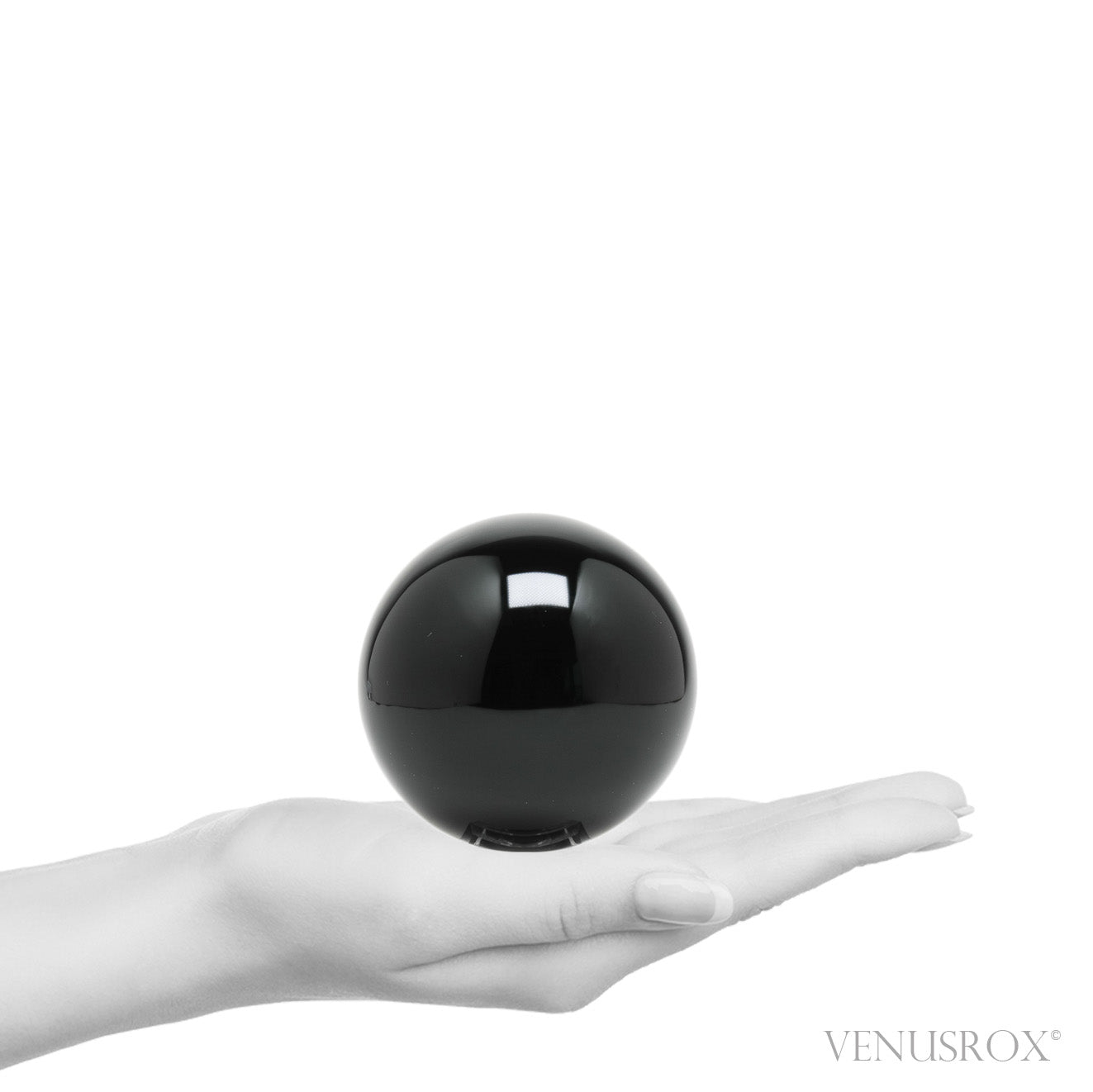 Black Obsidian Polished Sphere from Mexico | Venusrox