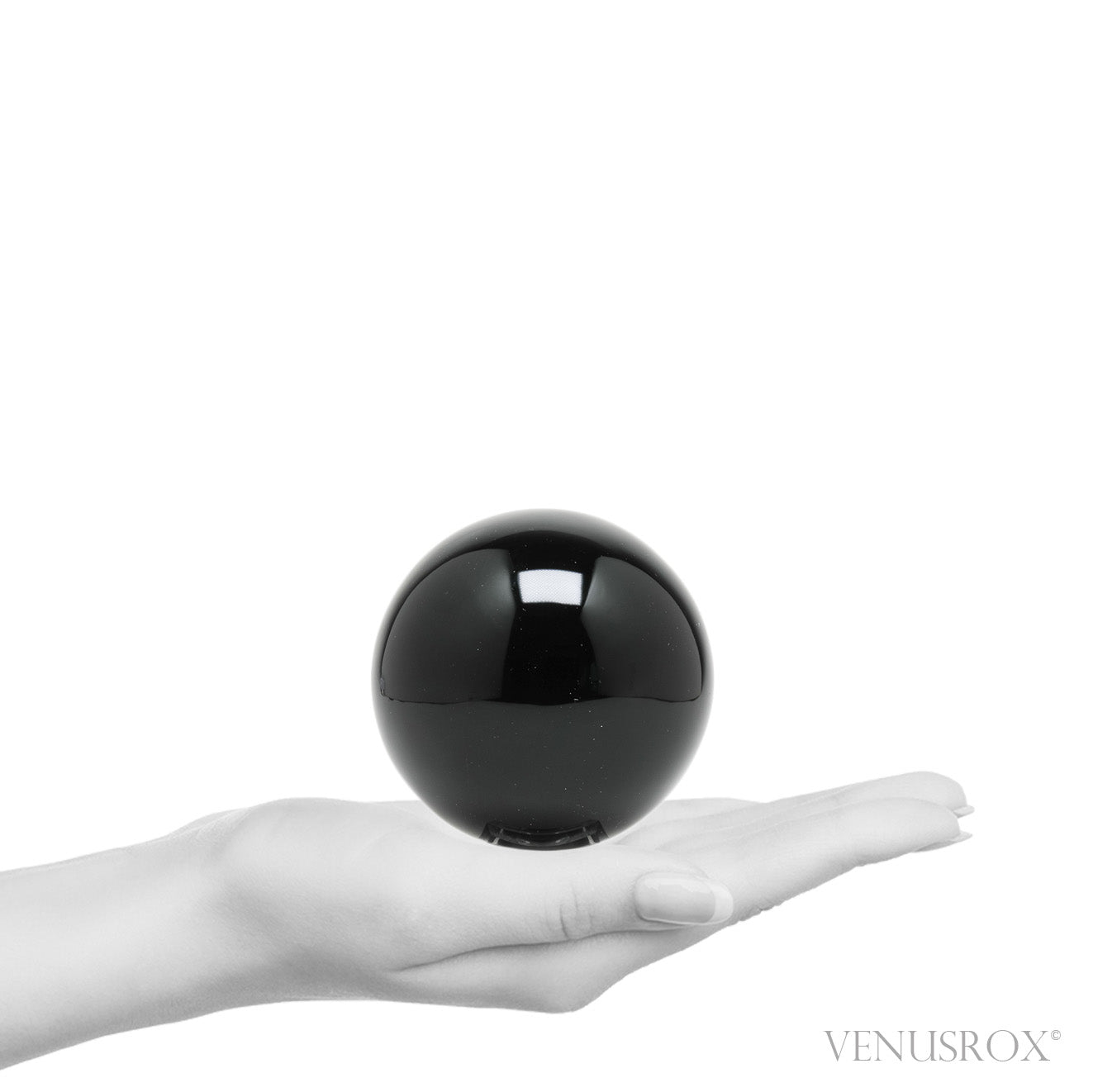 Black Obsidian Polished Sphere from Mexico | Venusrox