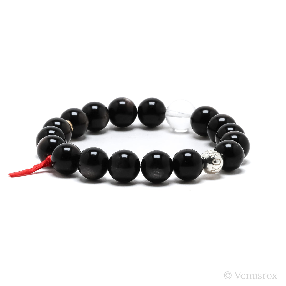 Silver Sheen Obsidian Bracelet from Mexico | Venusrox