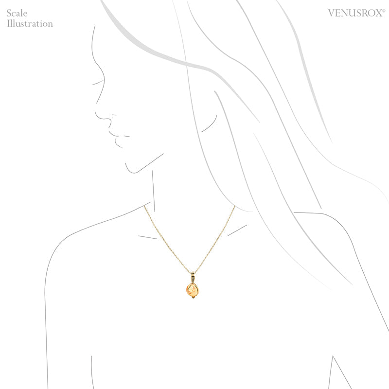Fire Opal Pendant | Venusrox