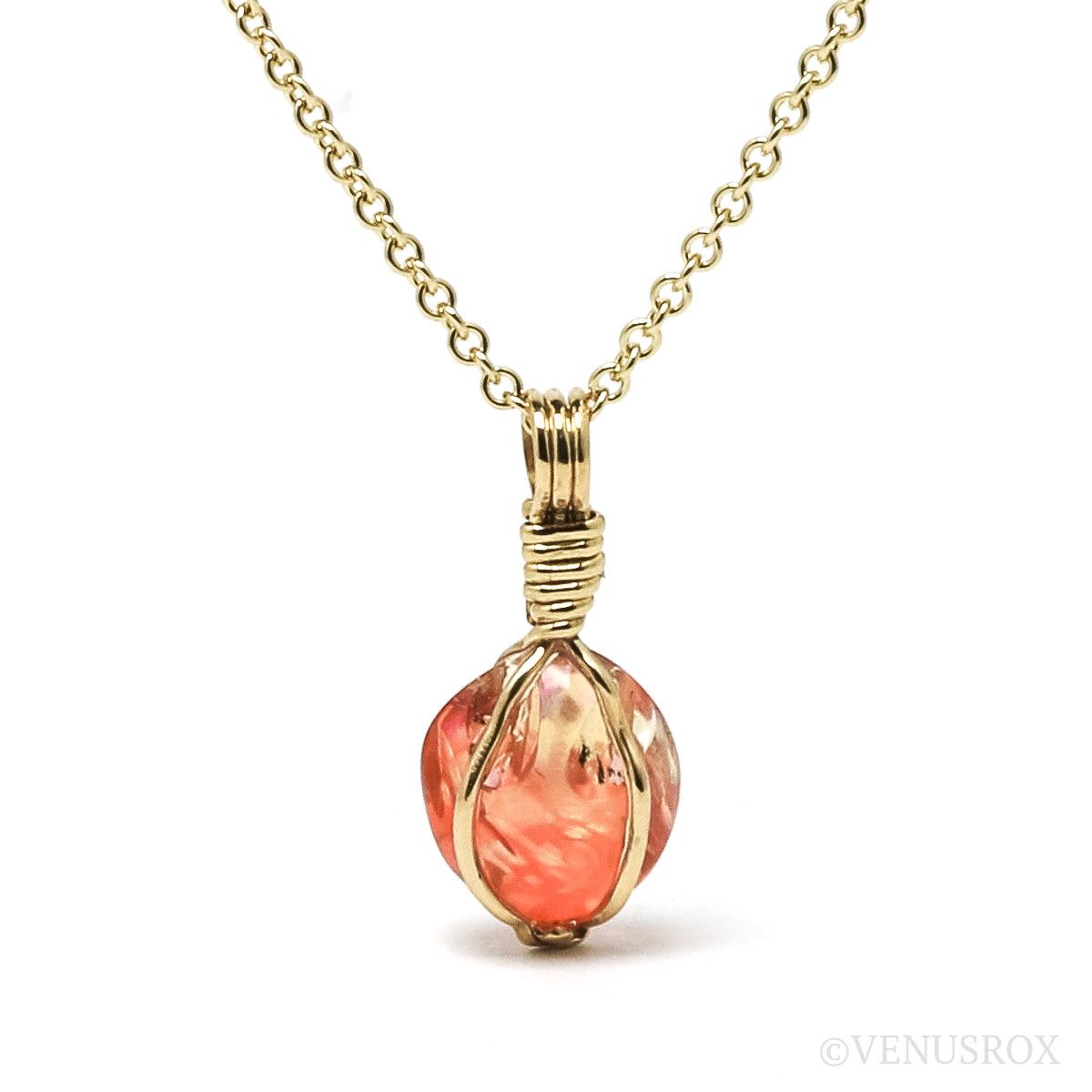 Fire Opal Pendant from Mexico | Venusrox