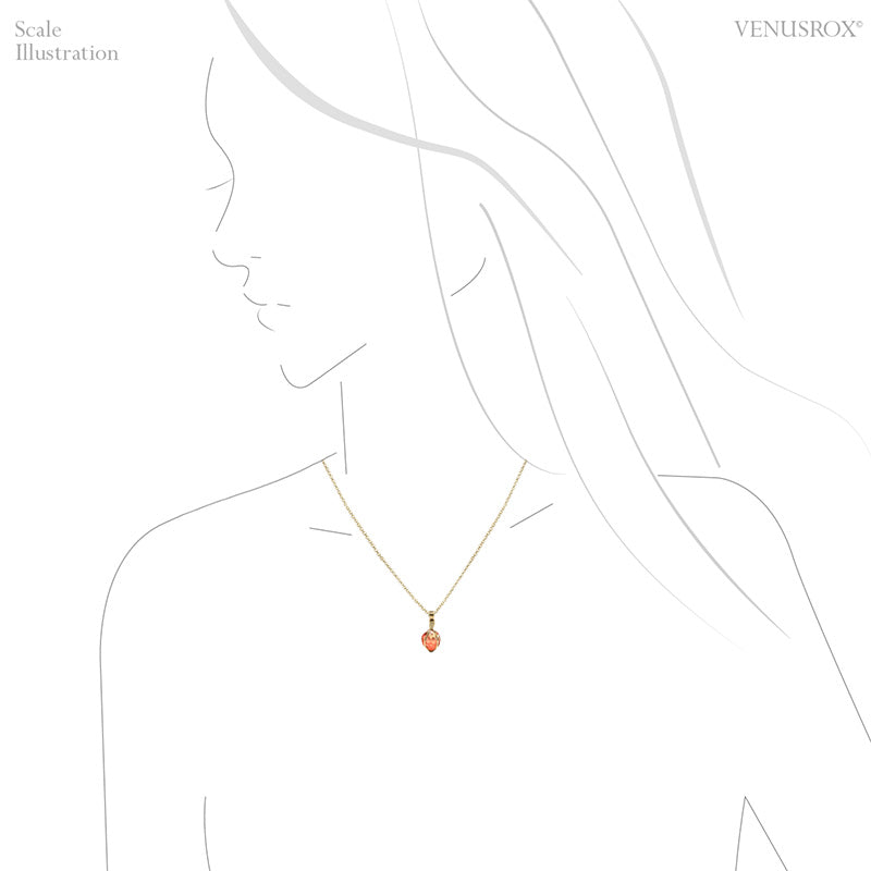 Fire Opal Pendant from Mexico | Venusrox