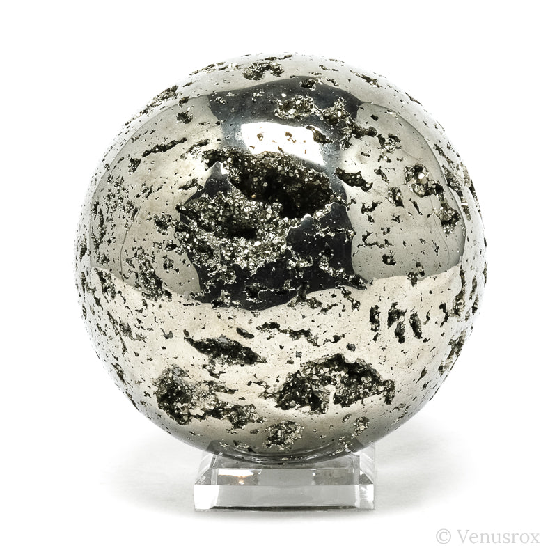 Pyrite Geode Sphere from Peru | Venusrox