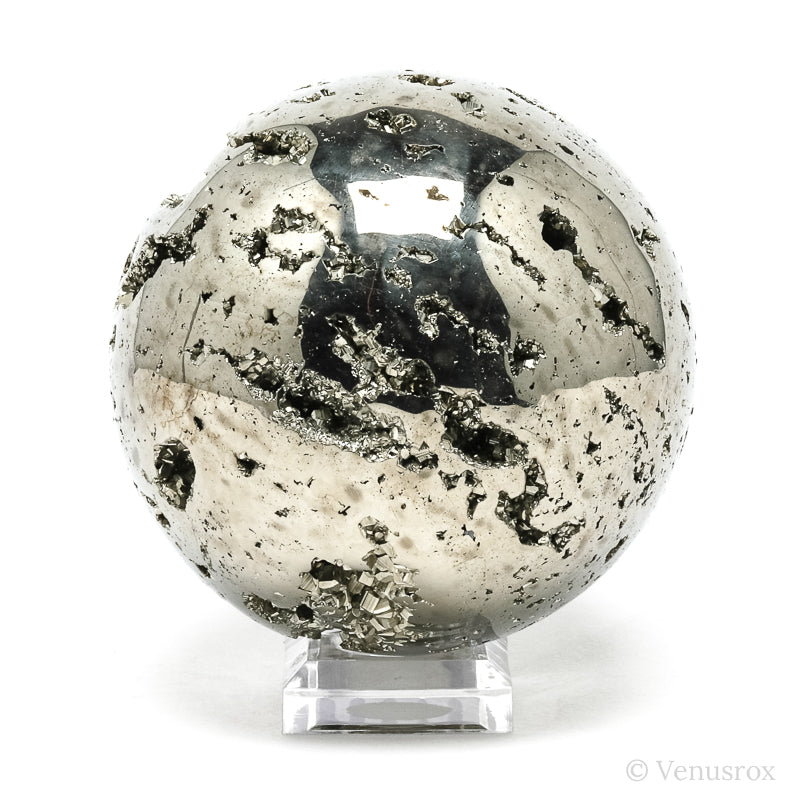 Pyrite Geode Sphere from Peru | Venusrox