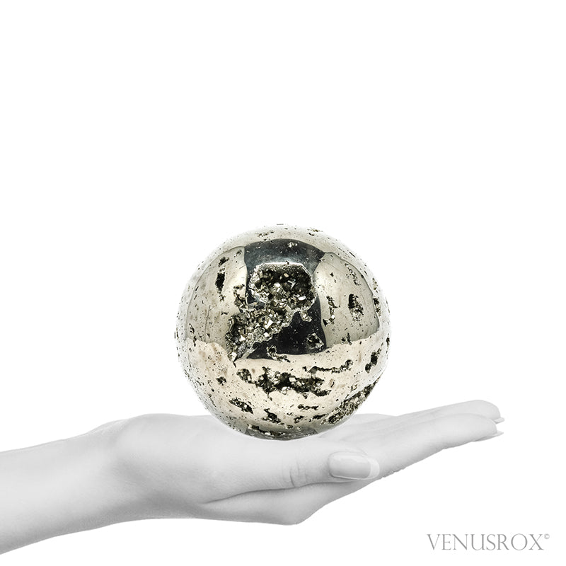 Pyrite Geode Sphere from Peru | Venusrox