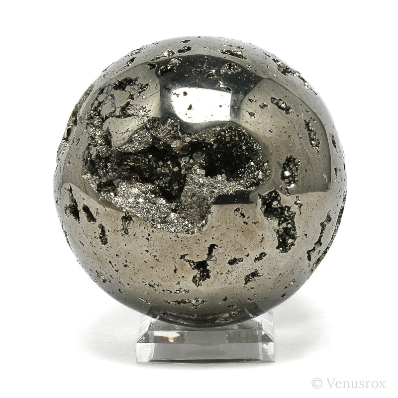 Pyrite Geode Sphere from Peru | Venusrox
