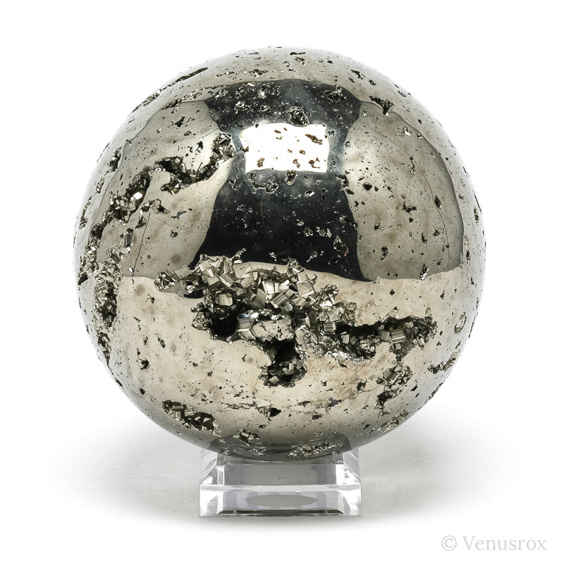 Pyrite Geode Sphere from Peru | Venusrox
