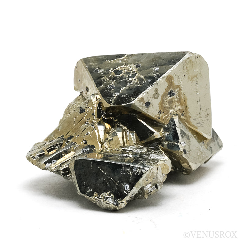 Pyrite Natural Cluster from the Huanzala Mine, Huallanca District, Dos de Mayo Province, Huánuco Department, Peru | Venusrox