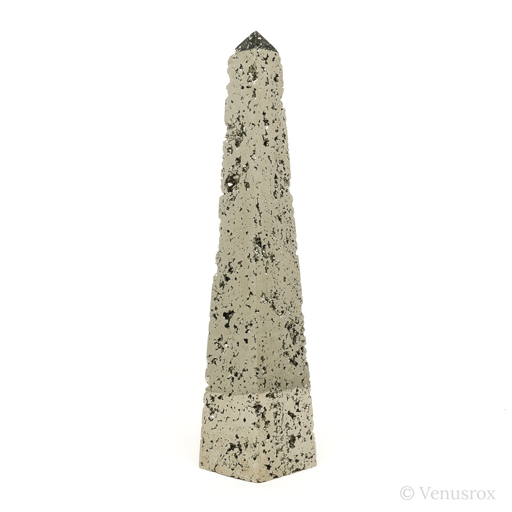 Pyrite Polished/Natural Geode Point from Peru | Venusrox