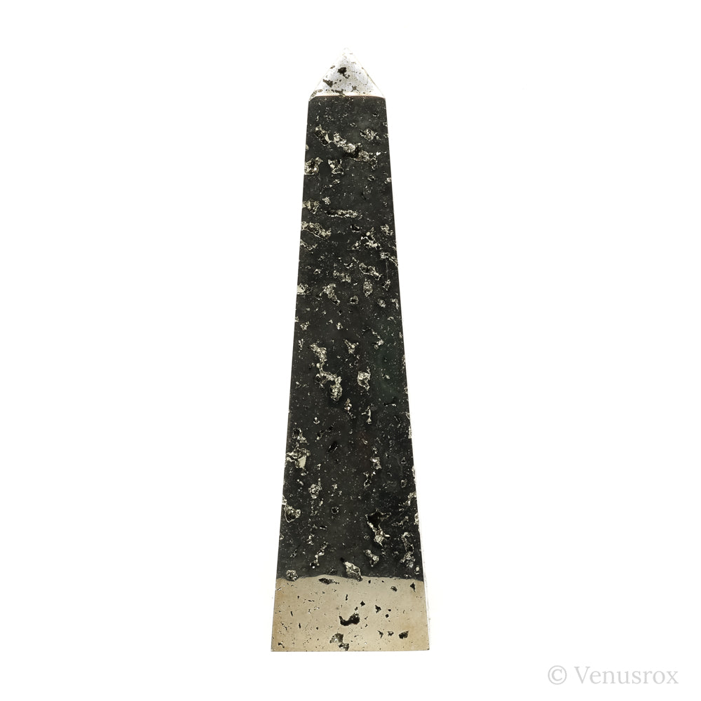 Pyrite Polished/Natural Geode Point from Peru | Venusrox
