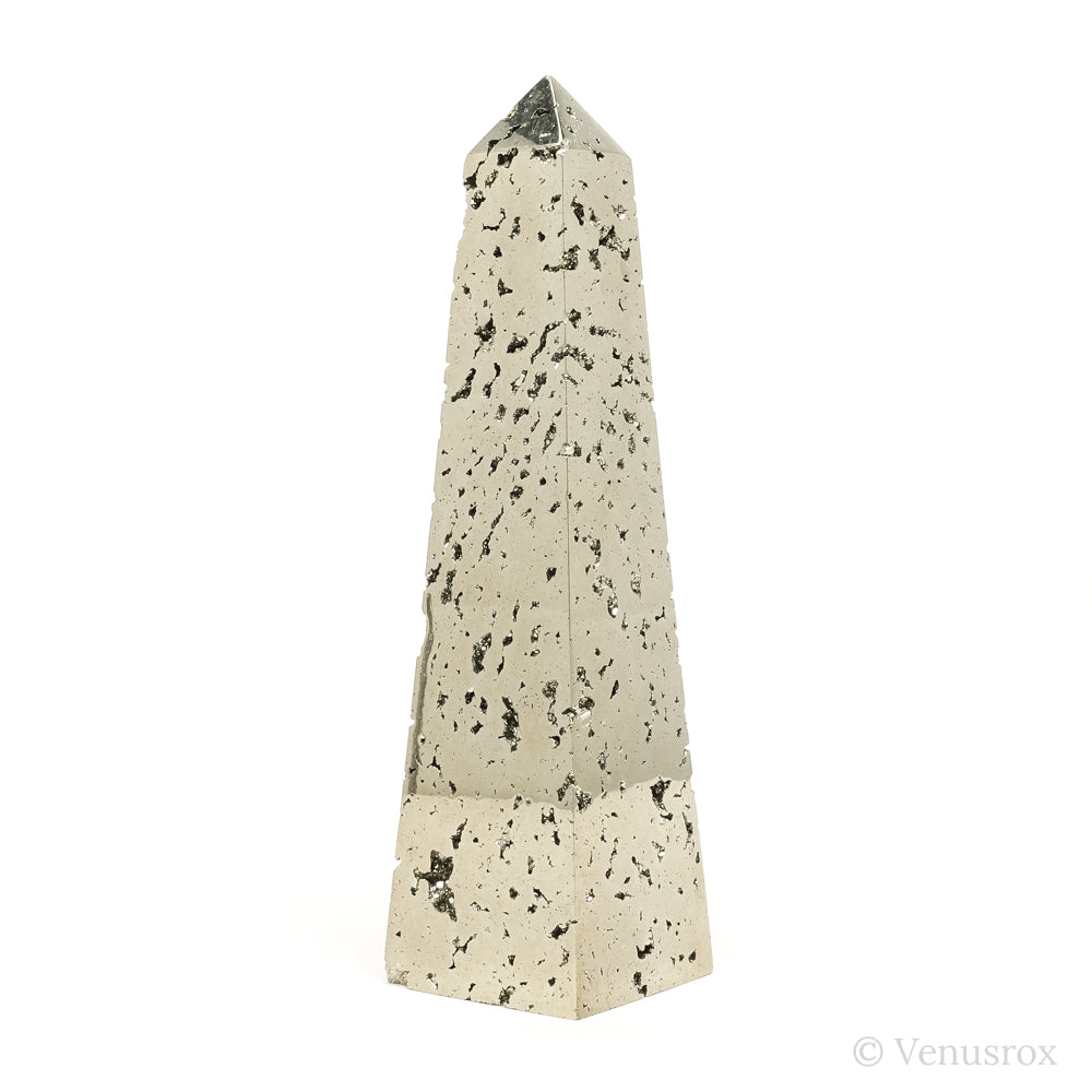Pyrite Polished/Natural Geode Point from Peru | Venusrox
