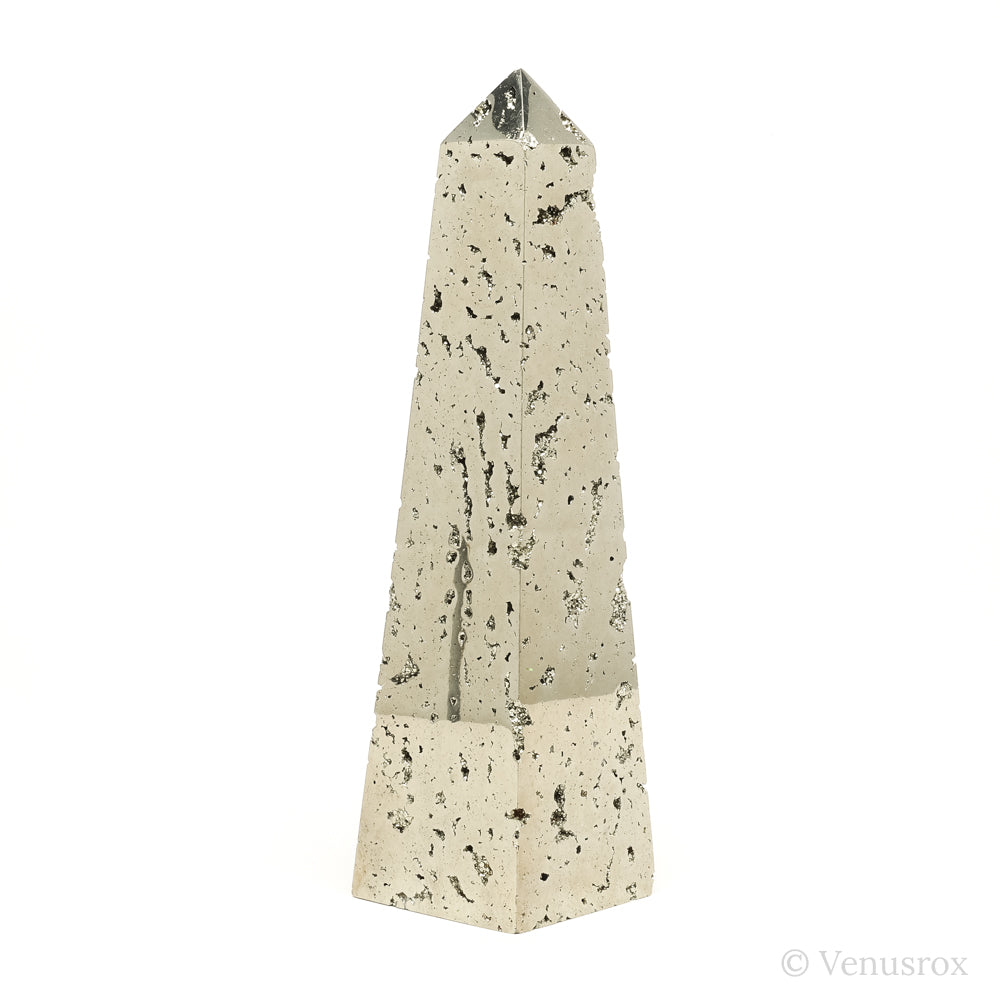 Pyrite Polished/Natural Geode Point from Peru | Venusrox
