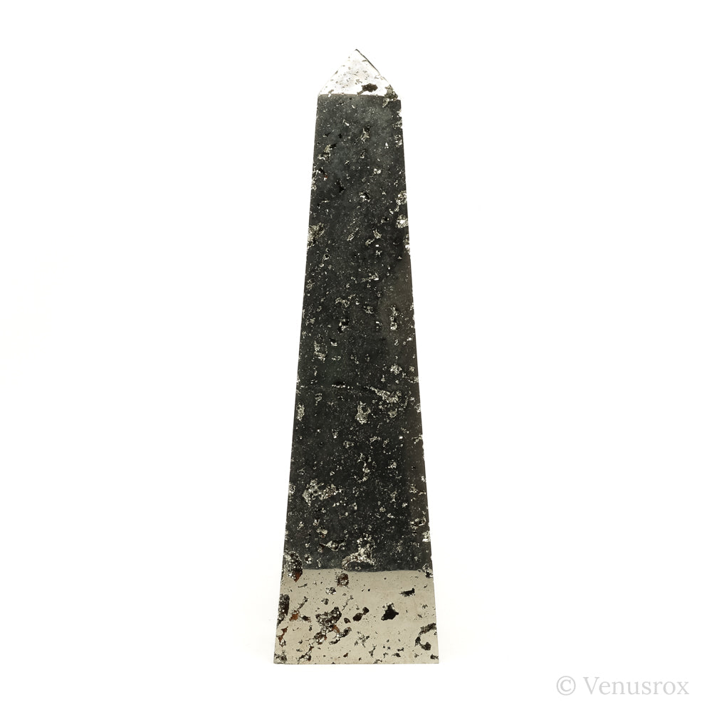 Pyrite Polished/Natural Geode Point from Peru | Venusrox
