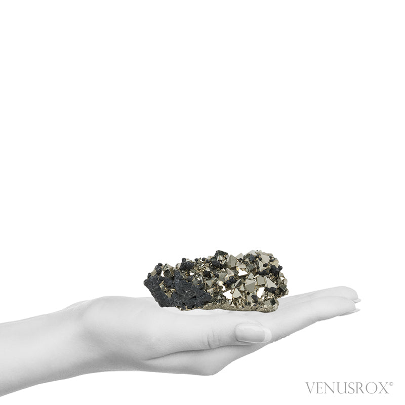 Pyrite with Sphalerite Natural Cluster from the Huanzala Mine, Huallanca District, Dos de Mayo Province, Huánuco Department, Peru | Venusrox