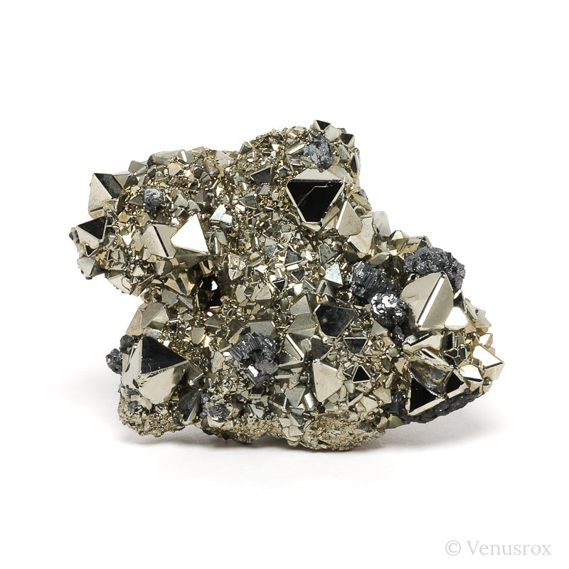 Pyrite with Sphalerite Natural Cluster from the Huanzala Mine, Huallanca District, Dos de Mayo Province, Huánuco Department, Peru | Venusrox