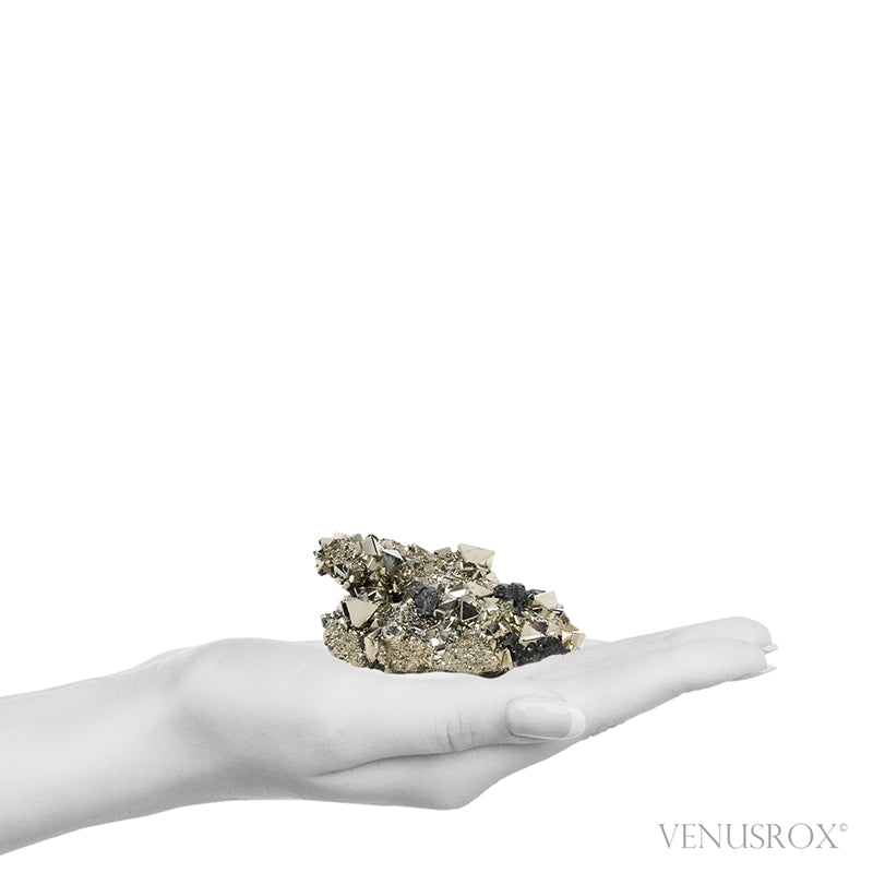 Pyrite with Sphalerite Natural Cluster from the Huanzala Mine, Huallanca District, Dos de Mayo Province, Huánuco Department, Peru | Venusrox
