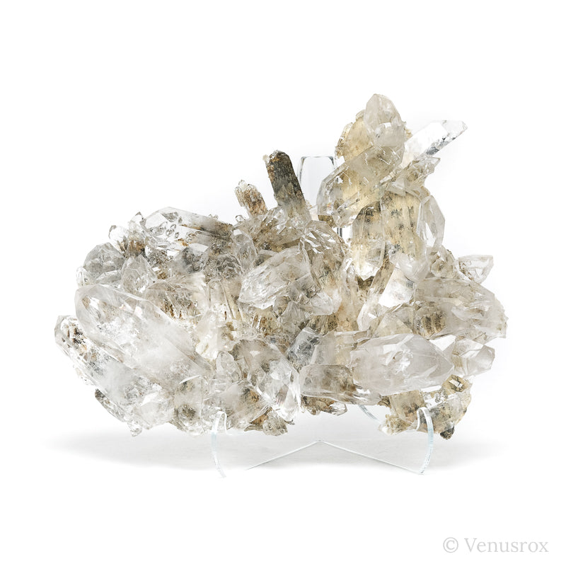Chlorite Phantom Quartz Natural Cluster from Corinto, Minas Gerais, Brazil | Venusrox