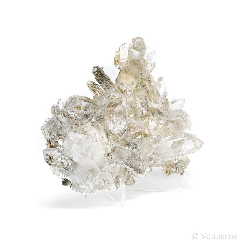 Chlorite Phantom Quartz Natural Cluster from Corinto, Minas Gerais, Brazil | Venusrox