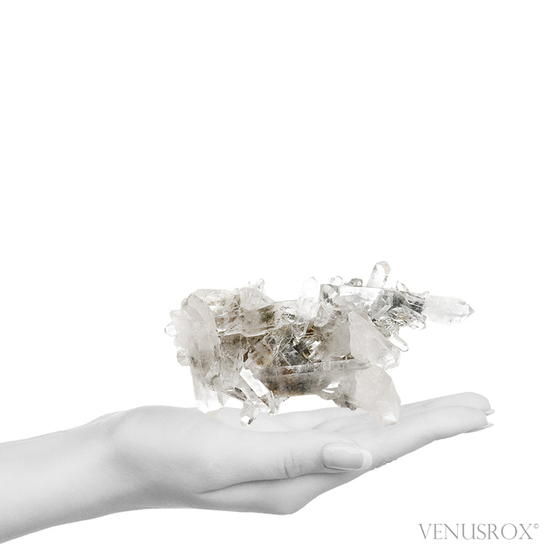 Chlorite Phantom Quartz Natural Cluster from Corinto, Minas Gerais, Brazil | Venusrox