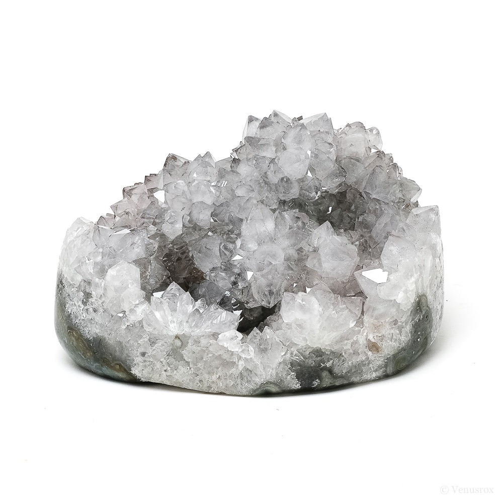 Clear Quartz Natural Cluster from Uruguay mounted on a bespoke stand | Venusrox