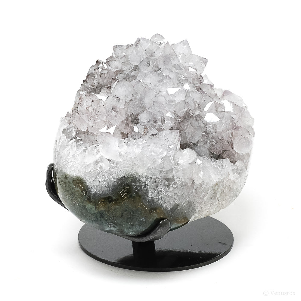 Clear Quartz Natural Cluster from Uruguay mounted on a bespoke stand | Venusrox
