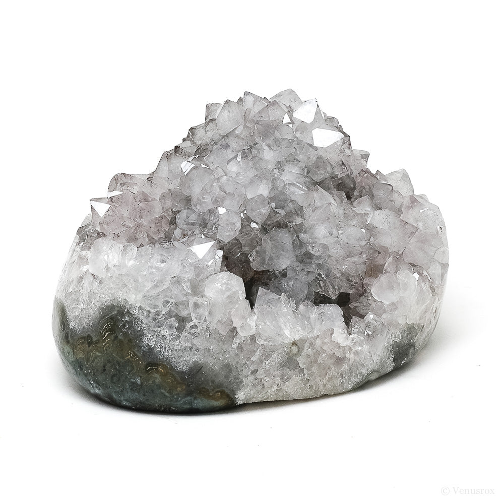 Clear Quartz Natural Cluster from Uruguay mounted on a bespoke stand | Venusrox