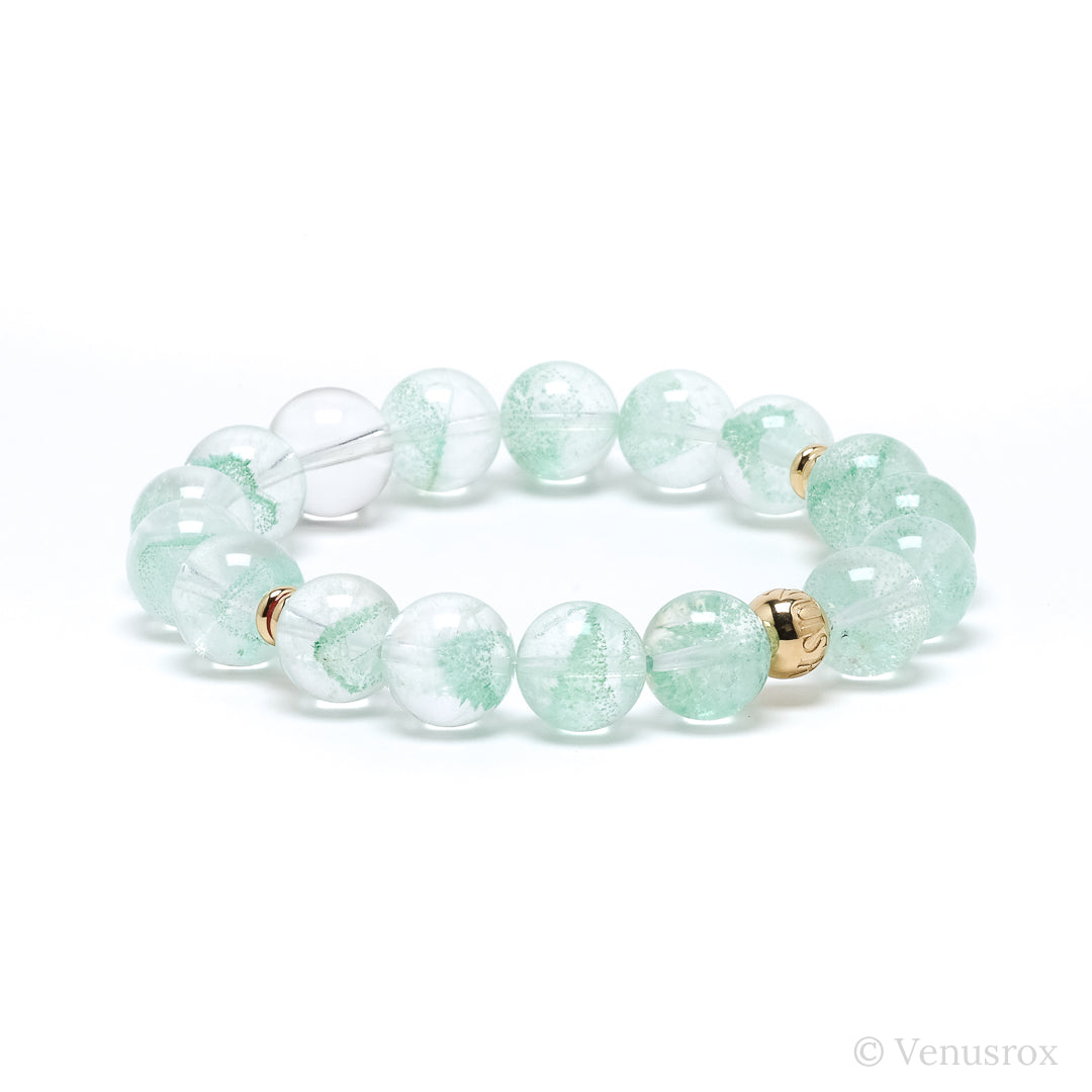 Fuchsite Phantom Quartz Bracelet from Madagascar | Venusrox