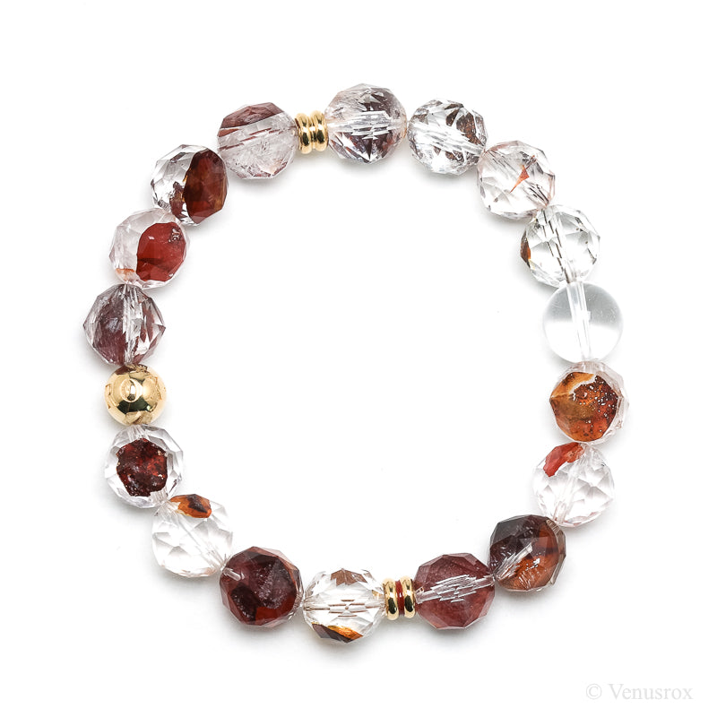 Hematoid Quartz Bracelet from Madagascar | Venusrox