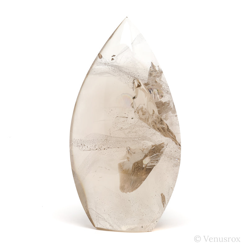 Smoky Quartz Polished Flame from Brazil | Venusrox
