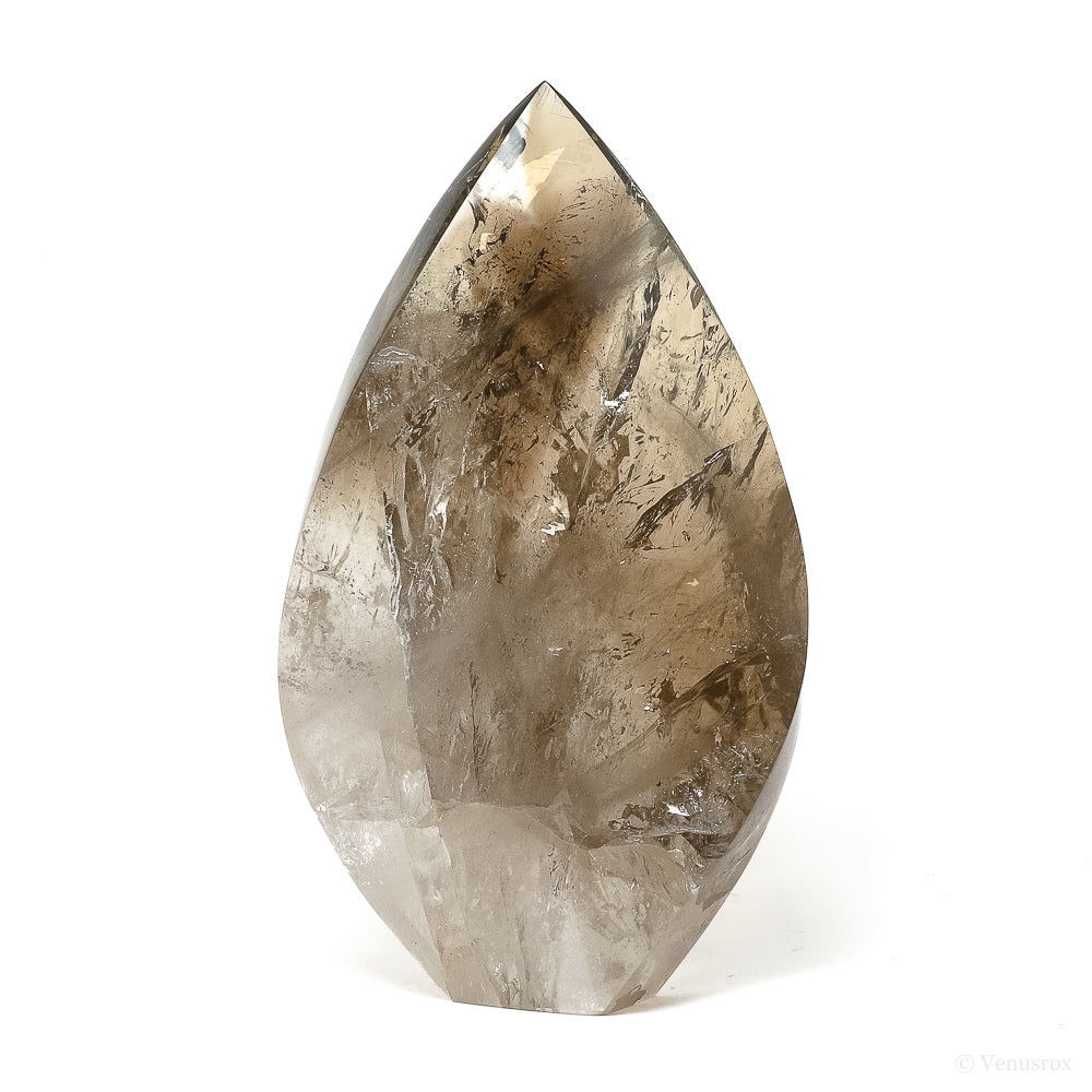 Smoky Phantom Quartz Polished Point from Brazil | Venusrox