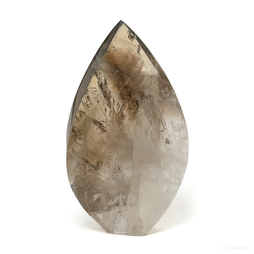 Smoky Phantom Quartz Polished Point from Brazil | Venusrox