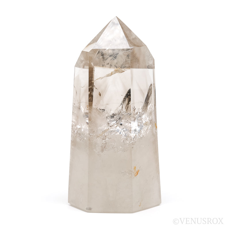 Smoky Phantom Quartz Polished Point from Madagascar | Venusrox