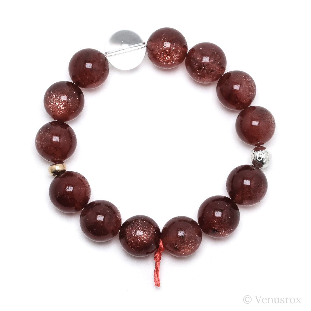 Strawberry Quartz Bracelet from Tanzania | Venusrox