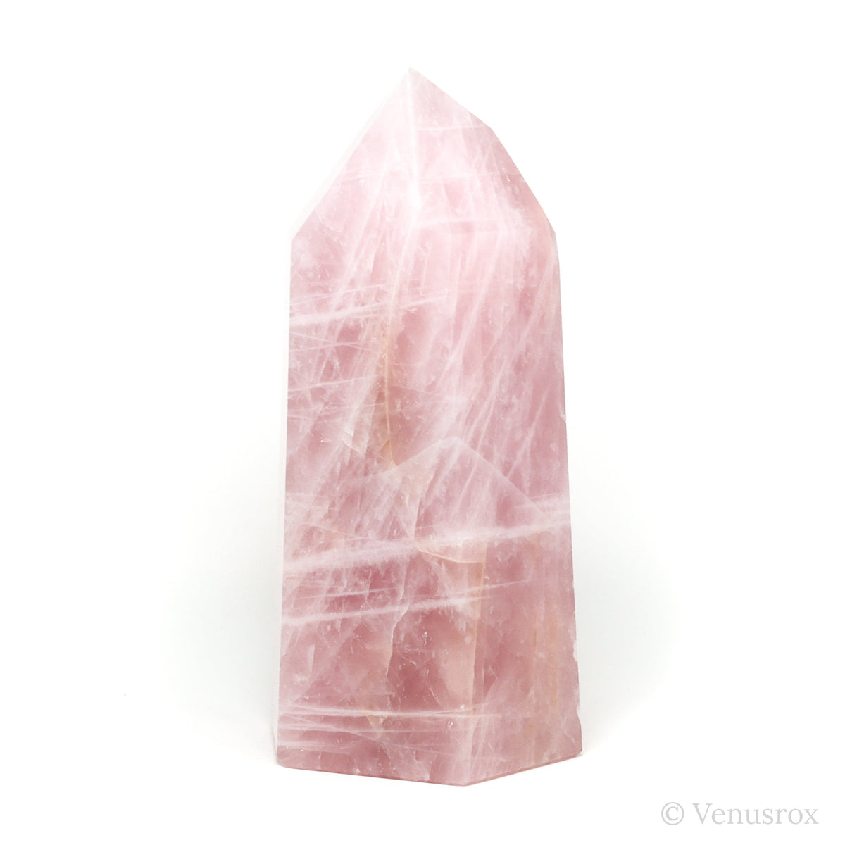 Rose Quartz Polished Point from Brazil | Venusrox