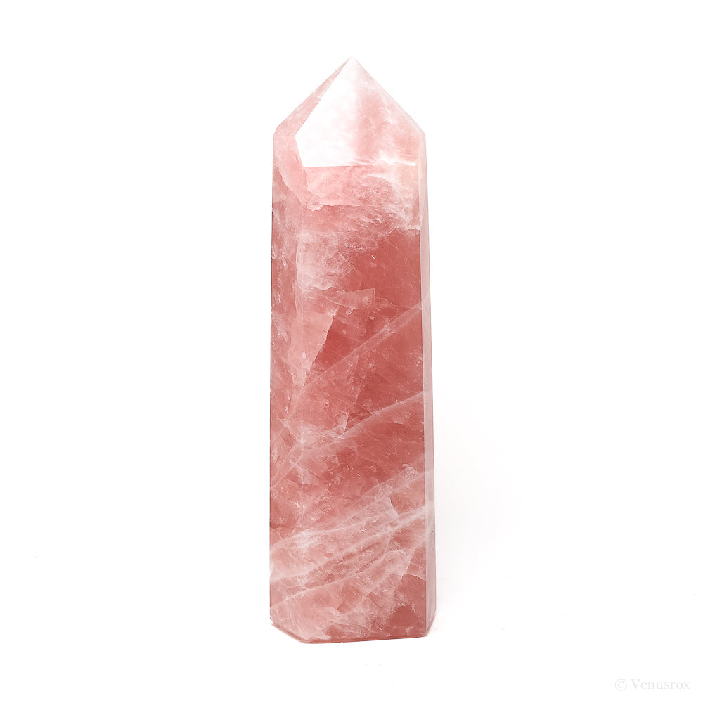 Rose Quartz Polished Point from Brazil | Venusrox