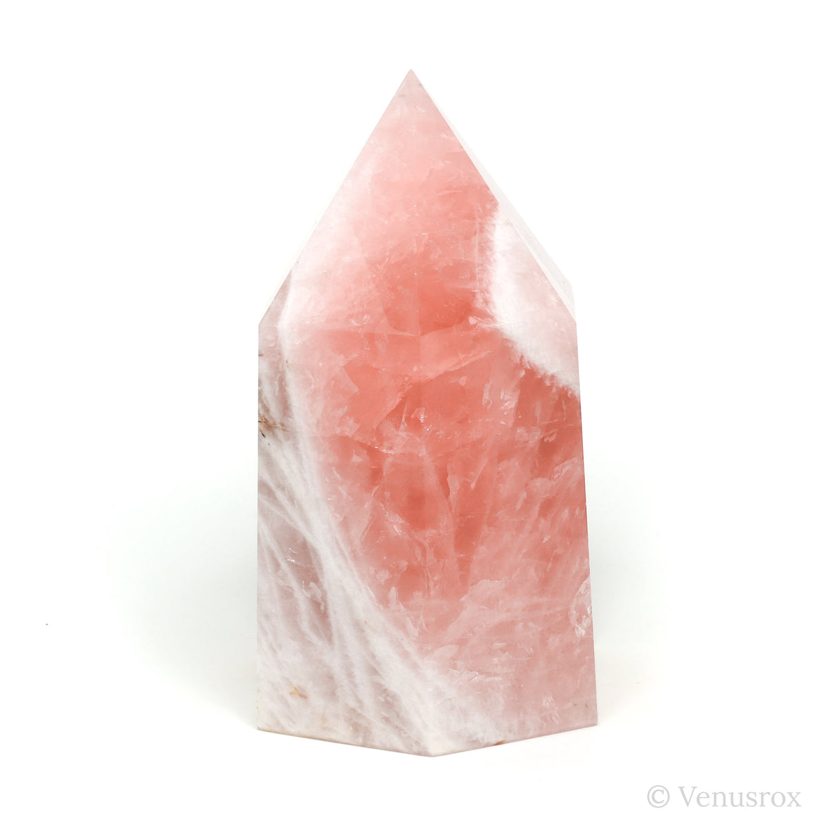Rose Quartz Polished Point from Brazil | Venusrox