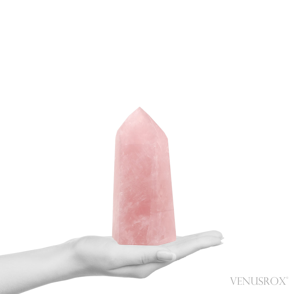 Rose Quartz Polished Point from Brazil | Venusrox