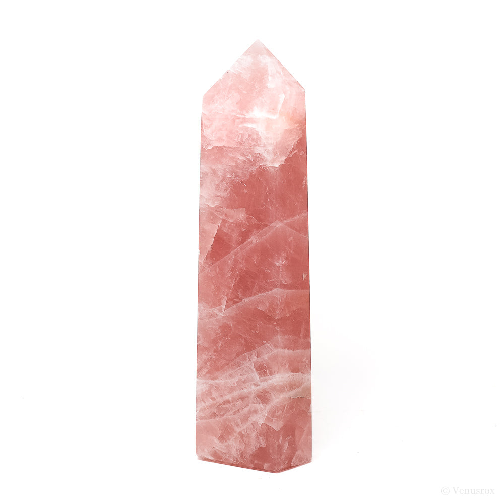 Rose Quartz Polished Point from Brazil | Venusrox