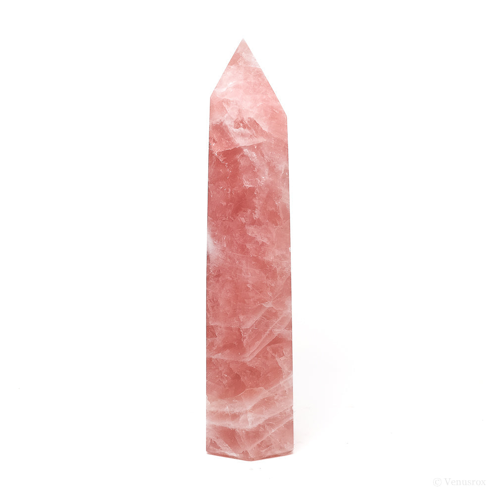 Rose Quartz Polished Point from Brazil | Venusrox
